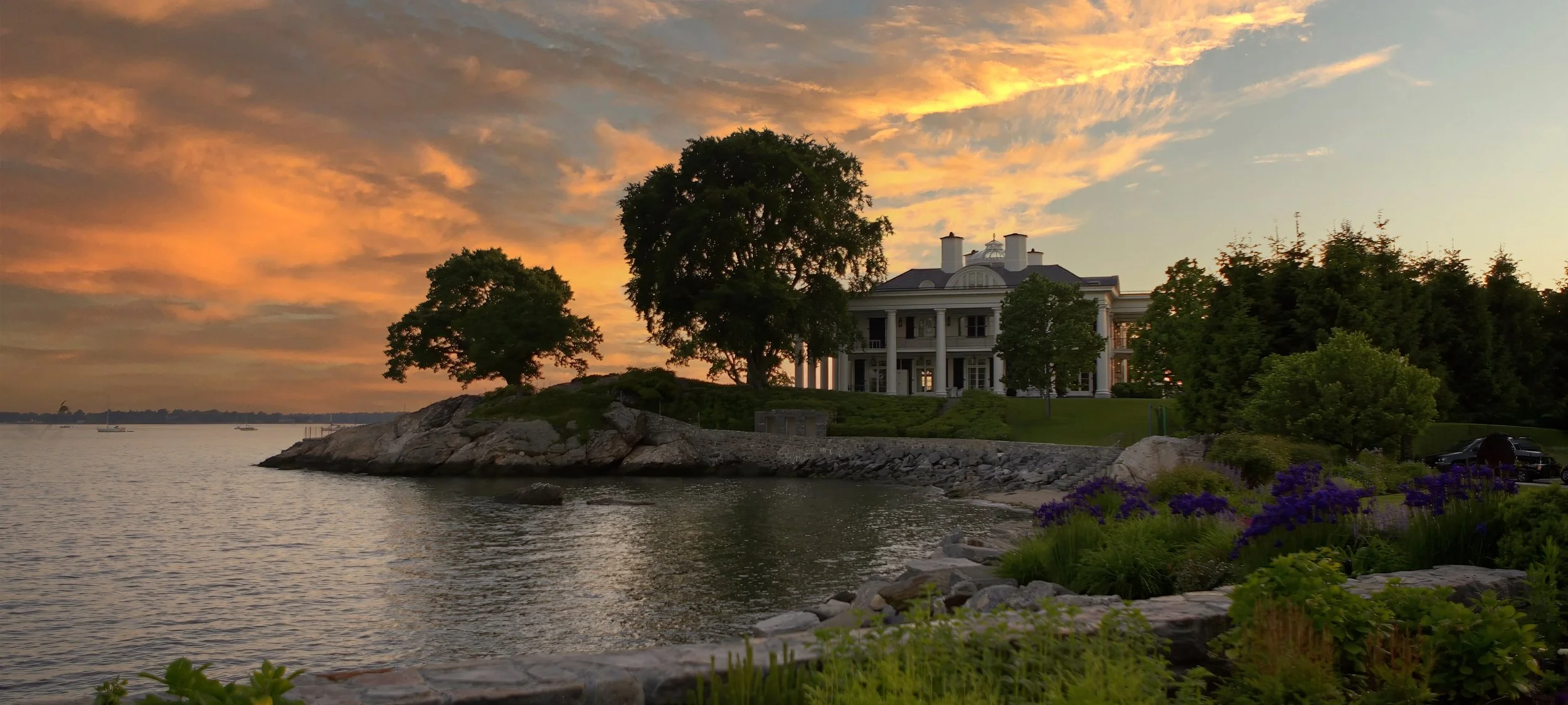 Belle Haven Club elegant coastal wedding reception
