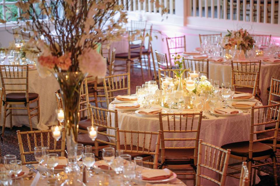 Inn at Longshore harbor sunset wedding venue