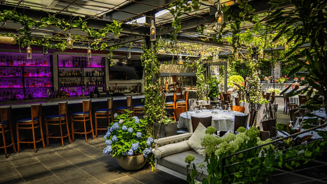 Tony's at the J House Greenwich CT terrace wedding venue