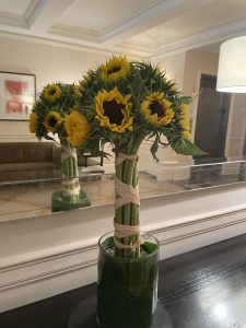 Entrance Table Flowers