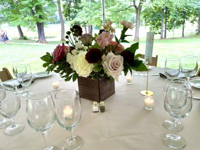 reception centerpiece wedding flowers