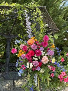 Wedding Arch Flowers English Manor