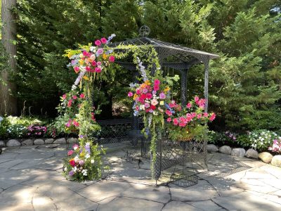Wedding Arch Flowers English Manor