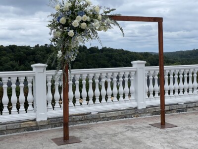 Wedding Arch Flowers Trump National Golf Club Westchester