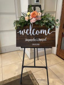 Welcome Sign Flower