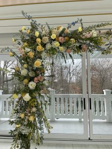 Wedding Arch Flower Crystal Plaza