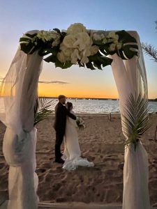 Romantic Wedding Arch Flowers