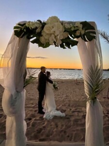 Romantic Wedding Arch Flowers
