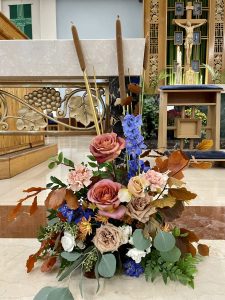 church ceremony flowers