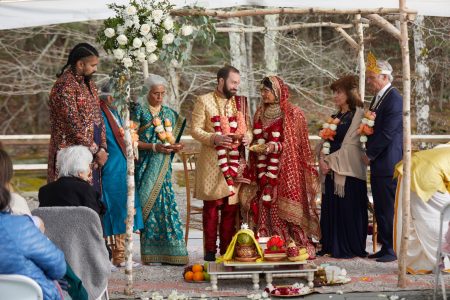 ceremony arch wedding flower Full Moon Resort