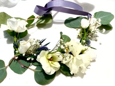 flower crown wedding flowers Candlewood Inn