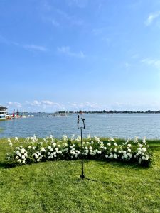 floral arch wedding floral The Inn at Longshore