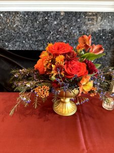 reception centerpiece wedding flowers Tamarack Country Club