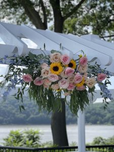 arch wedding flowers The Grandview-