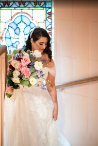 bridal bouquet wedding flowers Waters Edge at Giovanni